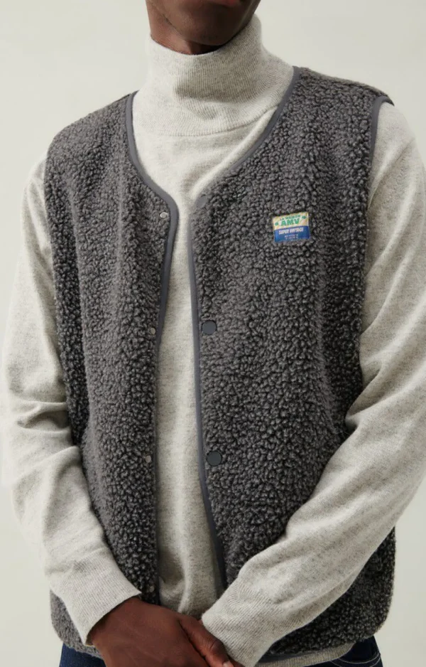 American Vintage | Herrenjacke Hoktown Anthrazit Meliert