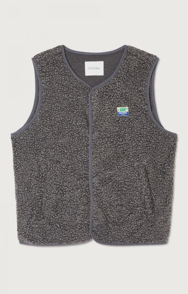 American Vintage | Herrenjacke Hoktown Anthrazit Meliert