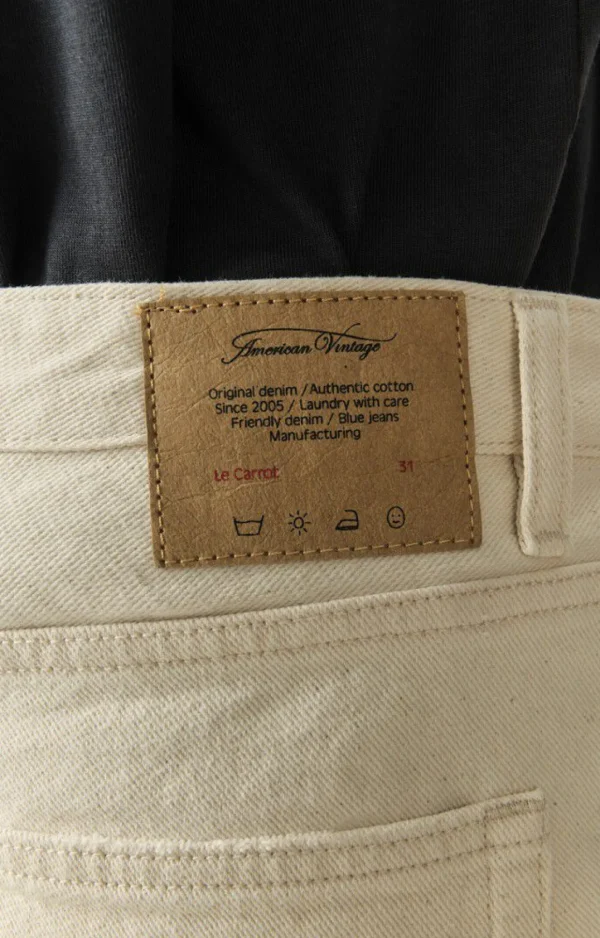 American Vintage | Herrenjeans Snopdog Ecru