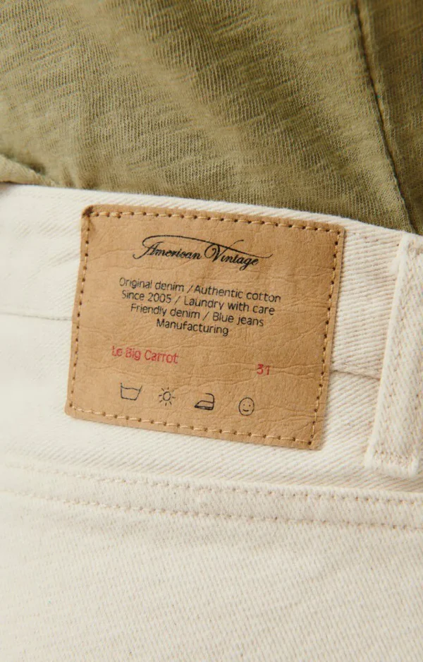 American Vintage | Herrenjeans Snopdog Ecru