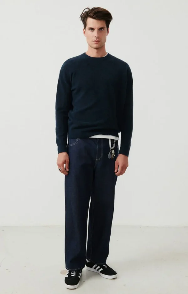 American Vintage | Herrenpullover Razpark Abysse Meliert