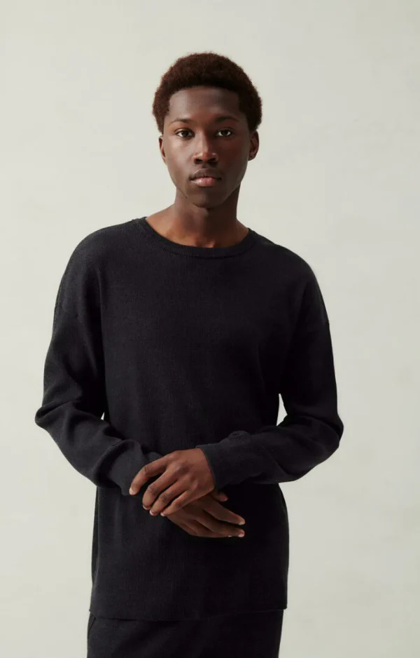 American Vintage | Herrensweatshirt Wifibay Anthrazit Meliert