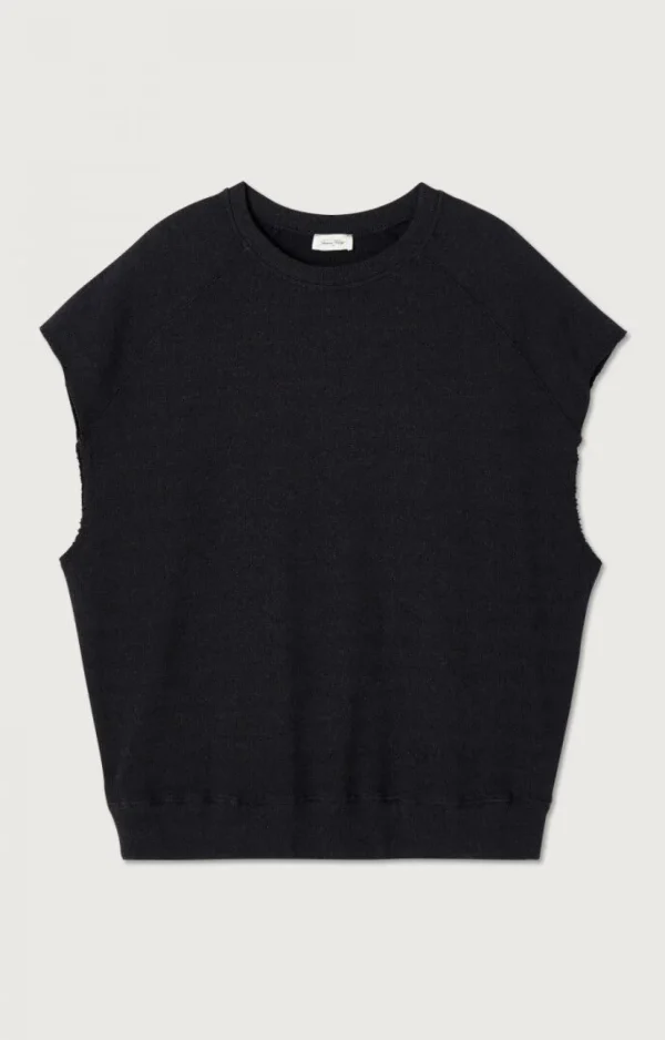 American Vintage | Herrensweatshirt Wifibay Anthrazit Meliert