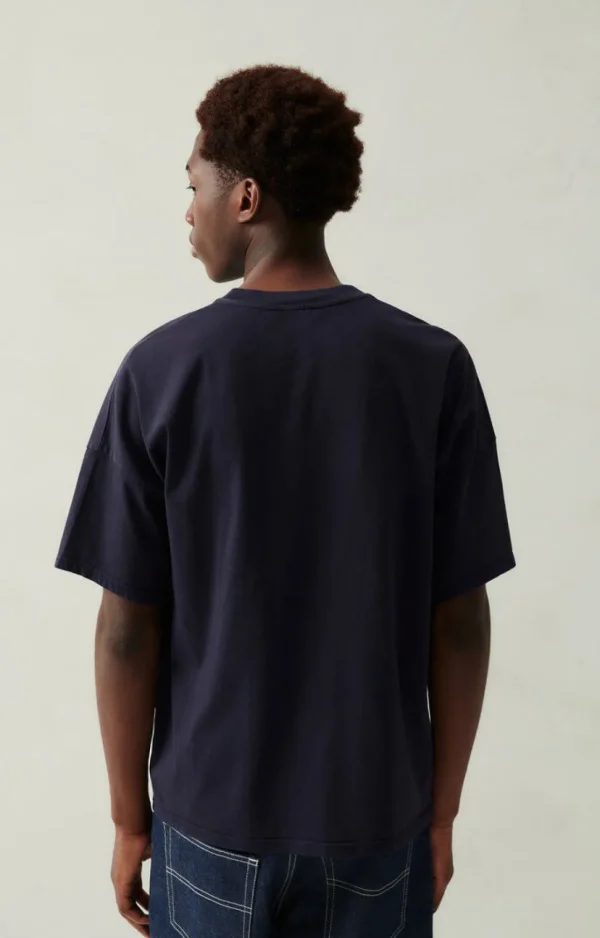American Vintage | Herren-T-Shirt Fizvalley Navy Vintage