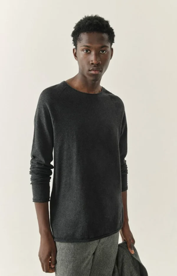 American Vintage | Herren-T-Shirt Sonoma Anthrazit Meliert