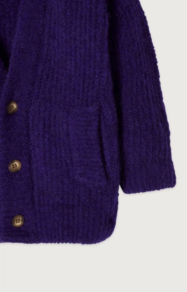 American Vintage | Kindercardiganeast Brombeere Meliert