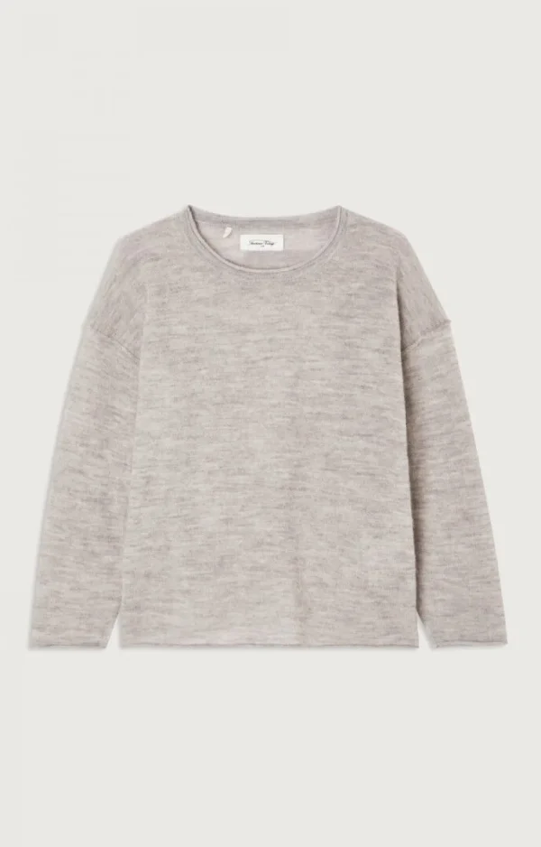American Vintage | Kinderpullover Zyrobow Grau Meliert