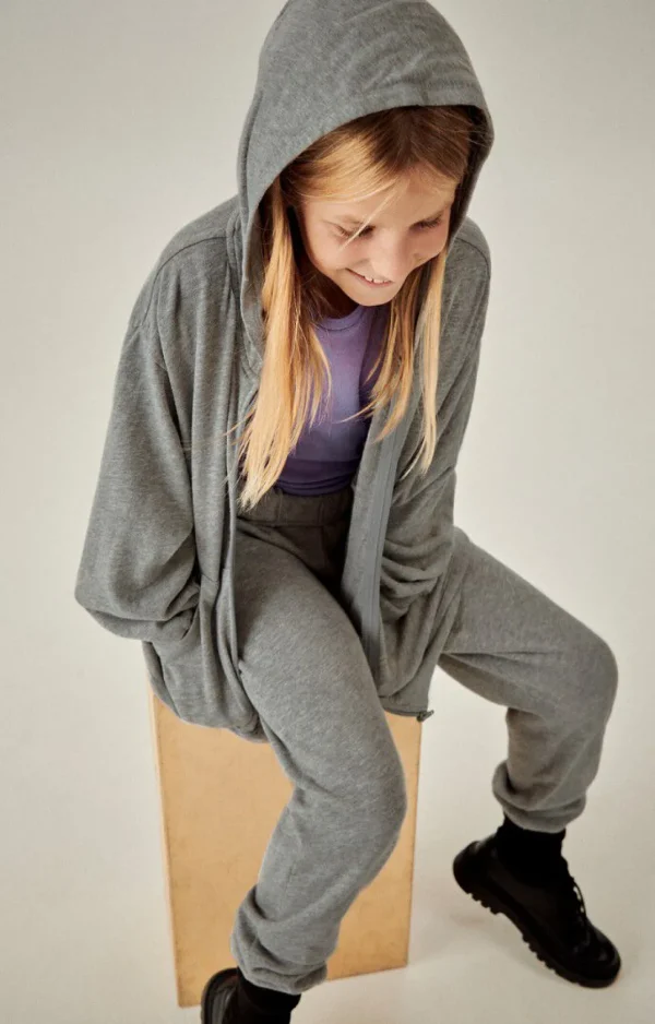 American Vintage | Kindersweatshirt Sonoma Grau Meliert