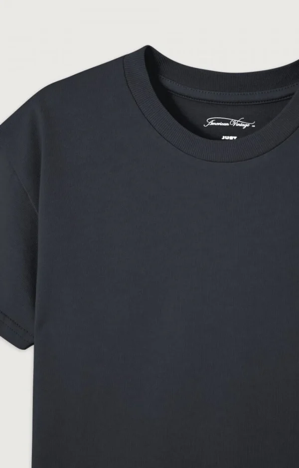 American Vintage | Kinder-T-Shirt Fizvalley Schwarz