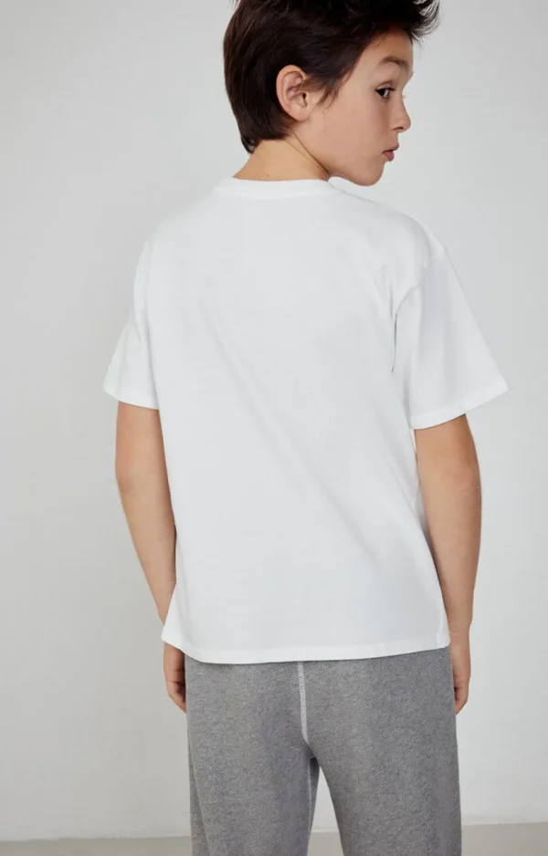 American Vintage | Kinder-T-Shirt Fizvalley Weiss