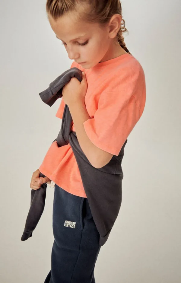 American Vintage | Kinder-T-Shirt Sonoma Leuchtendes Orange