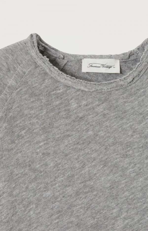 American Vintage | Kinder-T-Shirt Sonoma Grau Meliert