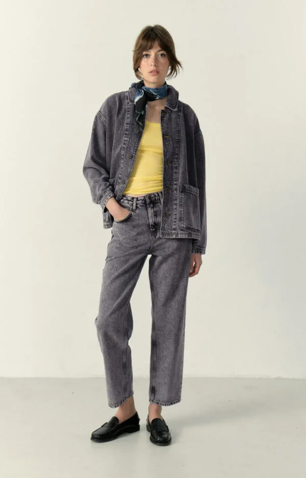 American Vintage | Unisexjacke Yopday Salt And Pepper